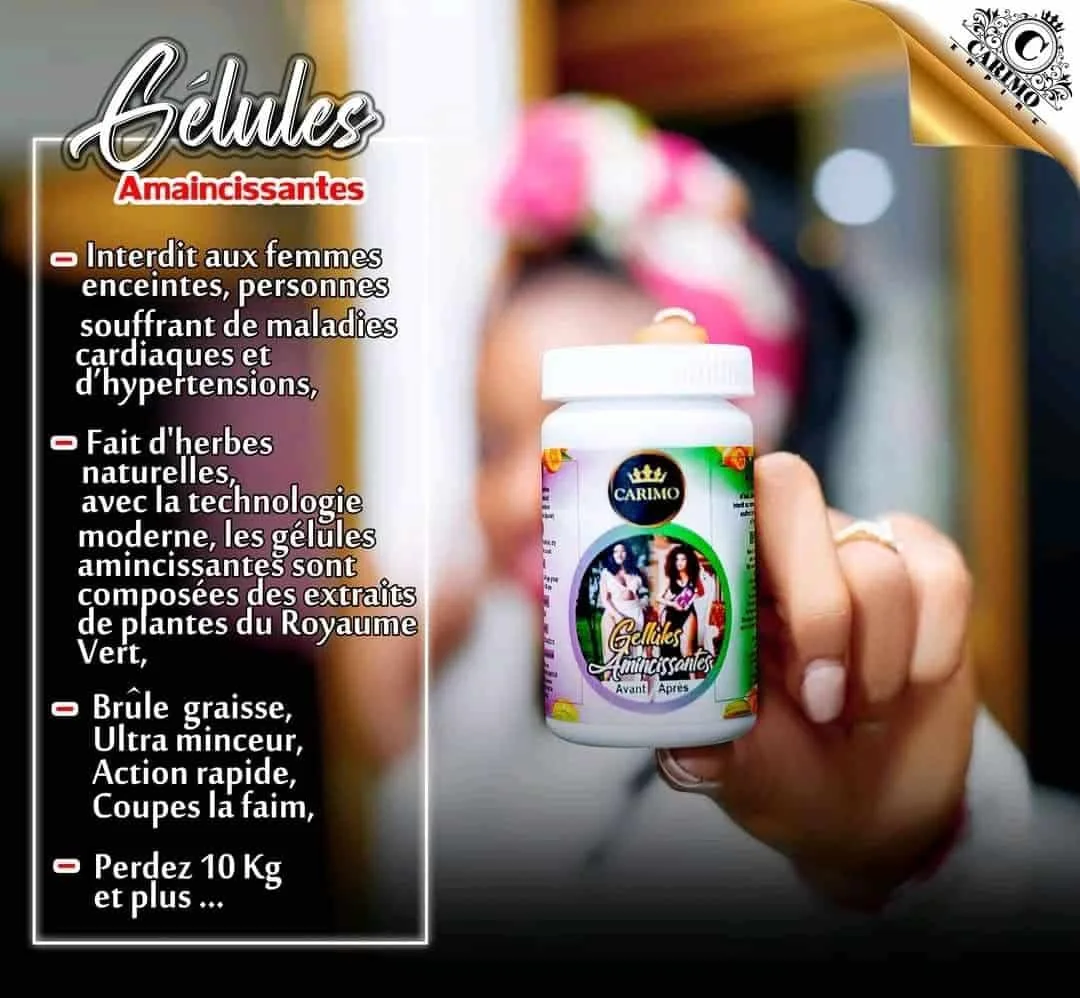 Gélules amincissantes — vue 2