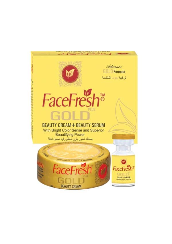 Face fresh gold beauty cream + beauty serum