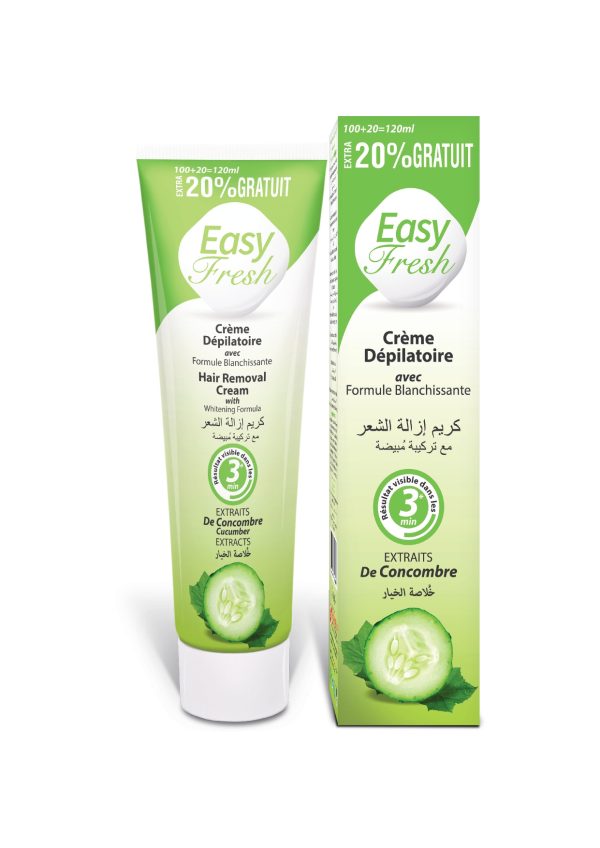 Easy fresh crème dépilatoire extraits de concombre